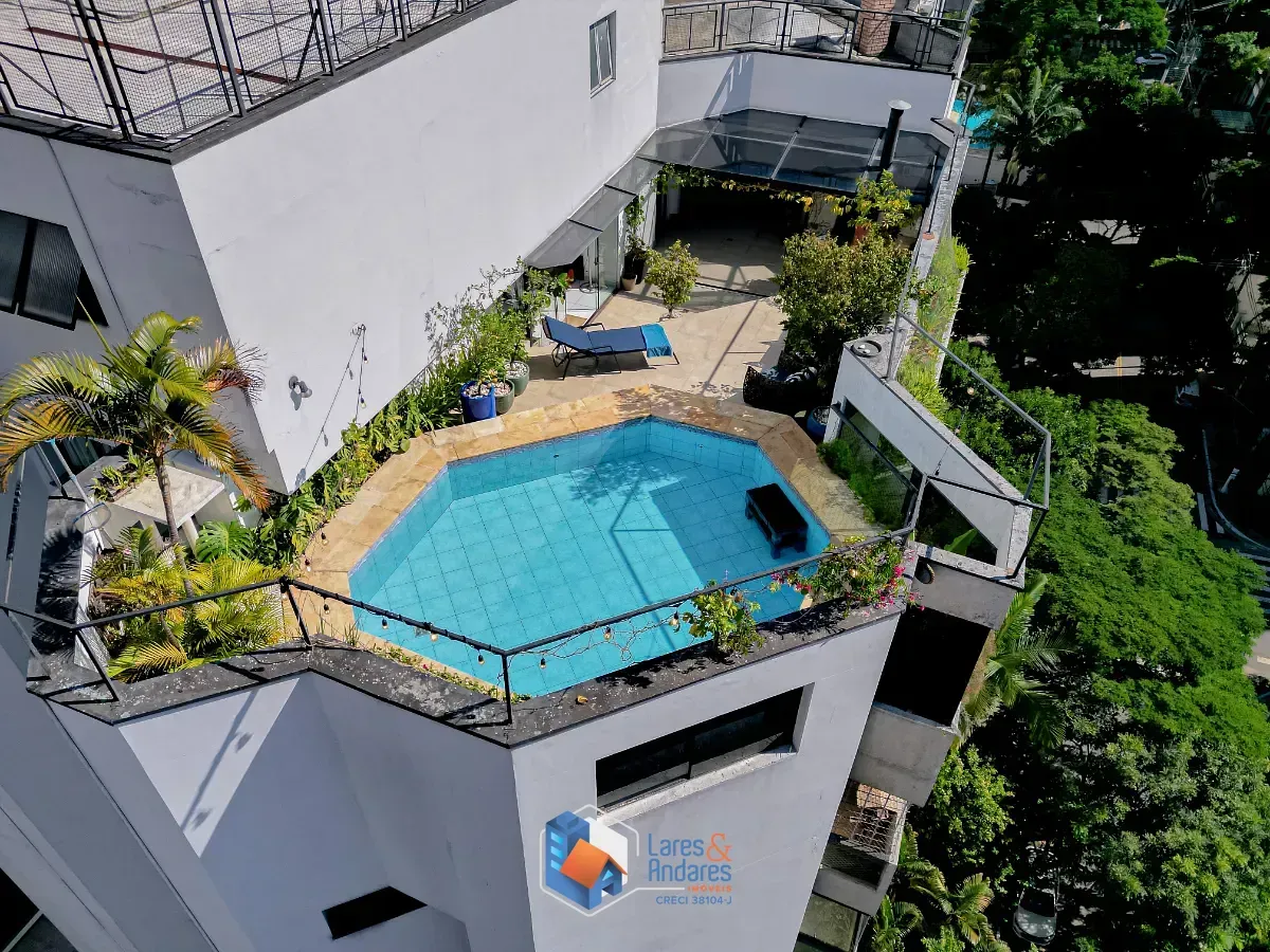 Foto do imóvel Cobertura para venda em Campo Belo com 4 quartos, sendo 4 suítes, 430m² em Rua Edson