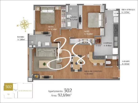 Imagem APARTAMENTO RESIDENCIAL em GRAMADO - RS, Lagos do Bosque