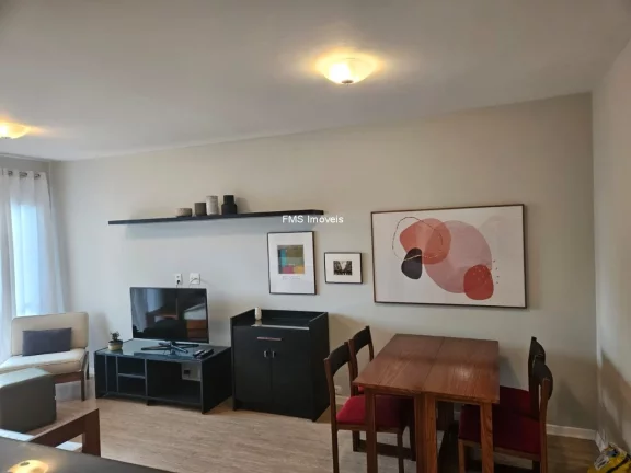 Imagem Apartamento de 1 quarto para locação no Jardim Paulista, São Paulo-SP: 1 sala, 1 banheiro, 1 vaga de garagem!