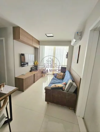 Imagem Ap 2 quartos, suíte, so da manhã, vista pro mar, mobiliado, lazer, 1 vaga