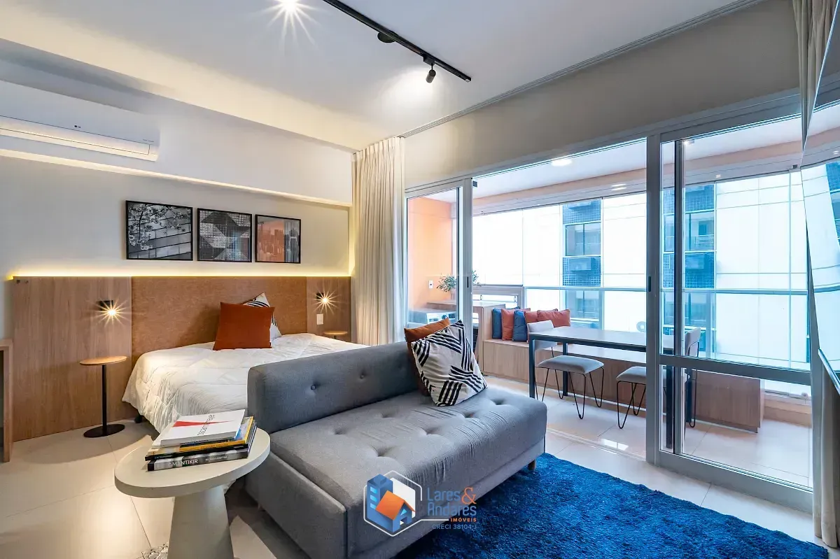 Imagem Studio para venda em Campo Belo com 1 quarto, 45m²