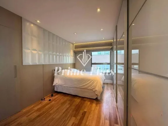 Imagem Flat disponível para locação no Condomínio Maxhaus Itaim, com 70m², 1 dormitório e 1 vaga de garagem