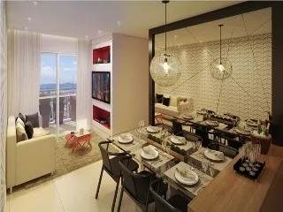 Imagem Apartamento à venda no Brás, São Paulo-SP: 2 quartos, 2 salas, 1 banheiro, 1 vaga e 52m² no Residencial Capital Brás!