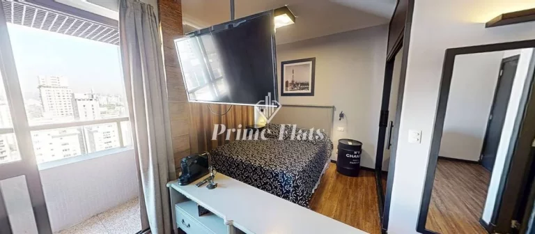 Imagem Flat disponível para locação no Quality Paulista, com 29m², 1 dormitório e 1 vaga