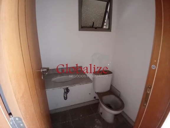 Imagem Sala comercial para venda em santos com 1 vaga de garagem, varanda e sala de reuniões por R$277.000,00