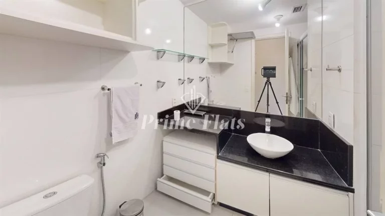 Imagem Flat disponível para locação no Comfort Ibirapuera, com 26m², 1 dormitório e 1 vaga de garagem