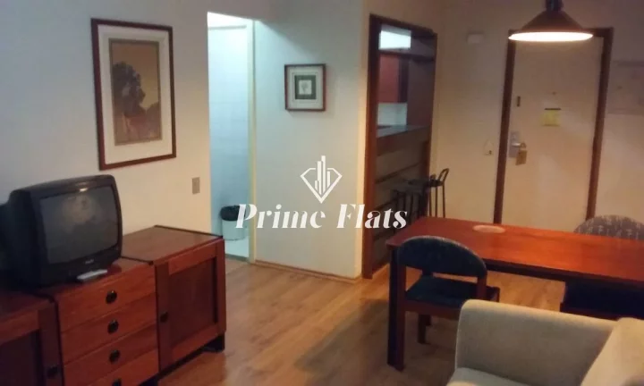 Imagem Flat disponível para venda no Saint Moritz Flat Service, com 48m², 1 dormitório e 1 vaga