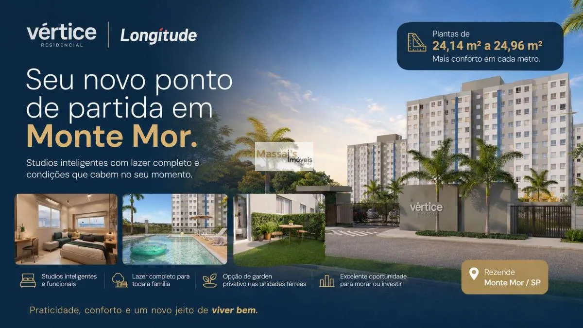 Imagem Vértice Residencial em Monte Mor | Studios da Longitude
