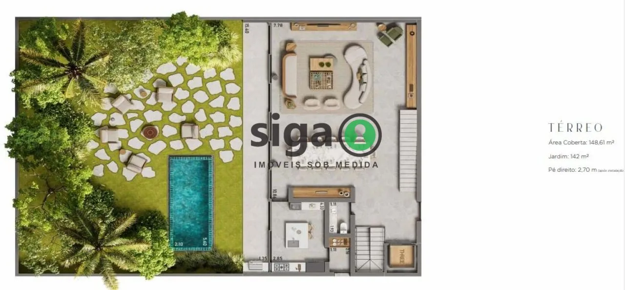 Imagem Casa em condomínio para venda na Cidade Jardim, São Paulo - SP