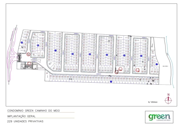 Imagem Condominio Residencial Green Caminho do Meio - Terreno à venda no bairro Cocão - Viamão/RS