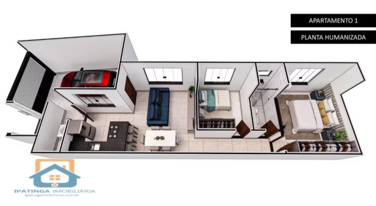 Imagem Apartamento de 2 quartos e 1 vaga de garagem no Residencial Bethânia