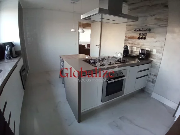 Imagem Apartamento a venda com 190m², 4 quartos, 3 suítes, dependência completa e 3 vagas na Vila Rica por R$1.900.000,00