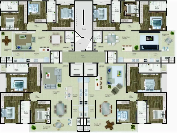 Imagem Privilège Brava - Apartamento à venda no bairro Praia Brava de Itajaí - Itajaí/SC