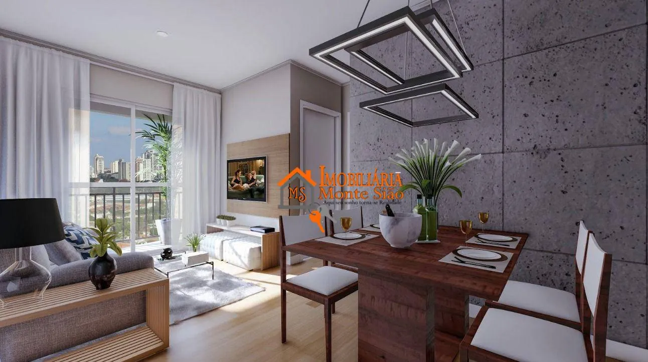Foto do imóvel Apartamento com 2 dormitórios à venda, 47 m² por R$ 438.862,00 - Vila Silveira - Guarulhos/SP