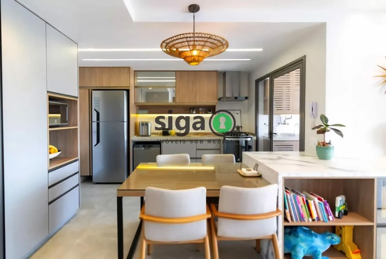 Imagem Apartamento Reformado à Venda no Campo Belo - 125 m² - 3 Suítes - 2 Vagas - Alto Padrão