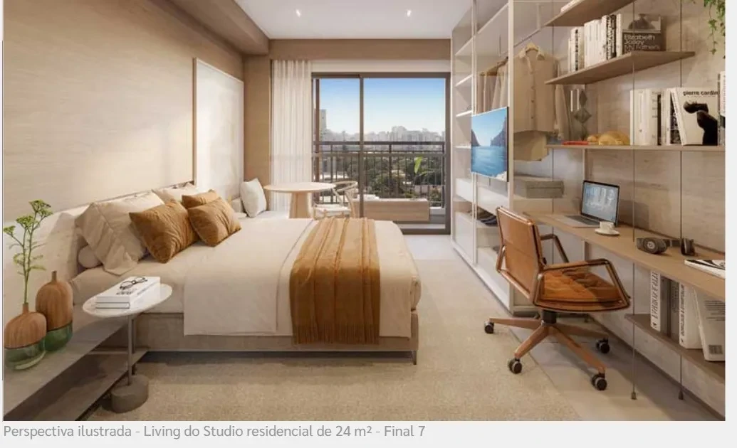 Imagem Studio com 1 Quarto à Venda, 25 m² em Indianópolis - São Paulo