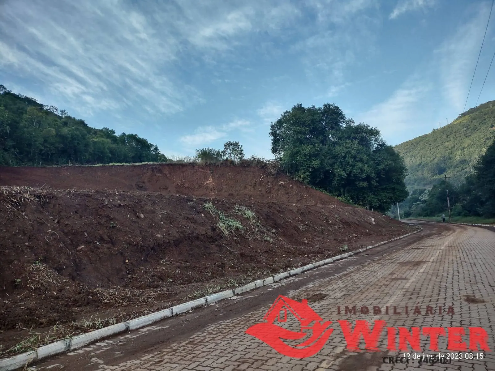 Imagem Terreno de 499,47m² bairro Canto Krewer, Vale real.