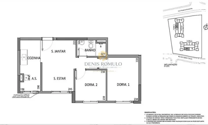 Imagem Apartamento 2 quartos, 1 vaga, 42m², R$ 299.999
