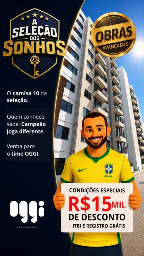 Imagem APARTAMENTO | 02 QUARTOS | OGGI RESIDENZIALE | SÃO LUIZ | VOLTA REDONDA RJ. Plano Investidor Entrada 60X (Direto Construtora) + 20% CAIXA ECONÔMICA.| Volta Redonda RJ