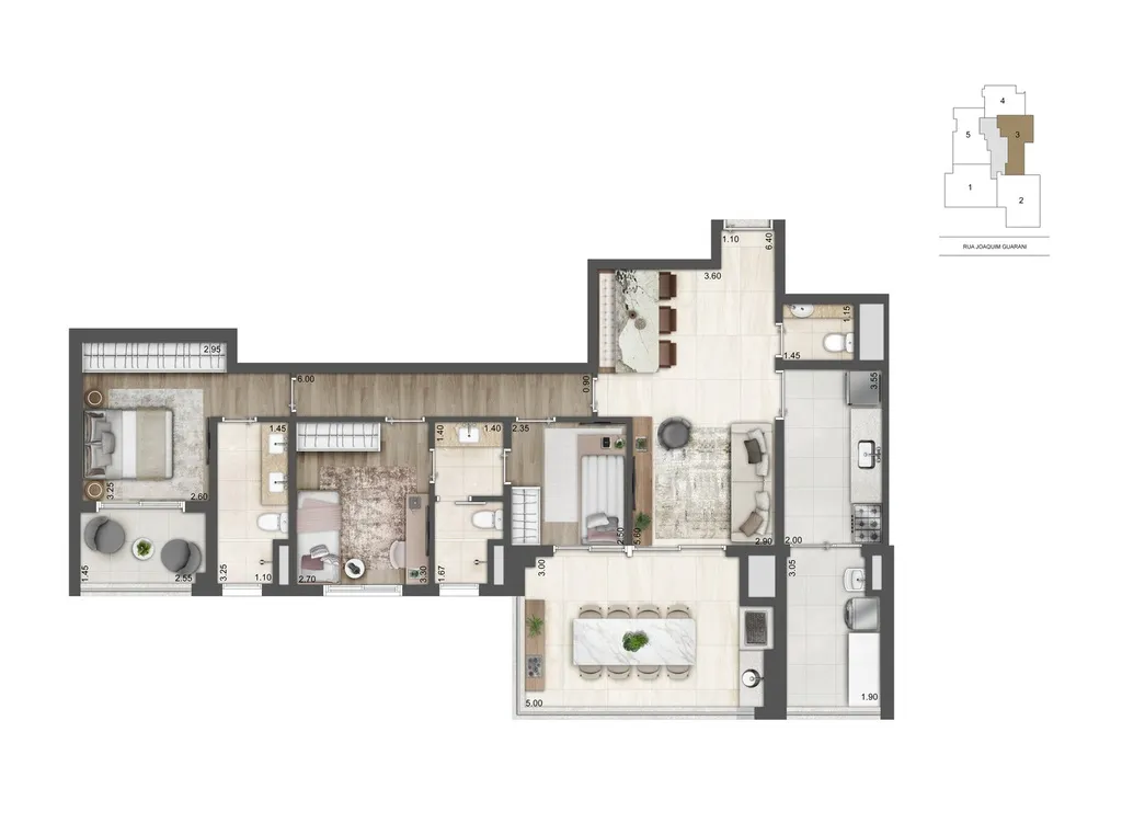 Imagem Chegou a hora de ressignificar tudo que você imaginava sobre um apartamento. Um mundo de imensidão...