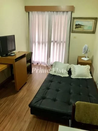 Imagem Flat disponível para locação no Flat London Residence Service no Jardim Paulista, com 45m², 1 dormitório e 1 vaga de garagem