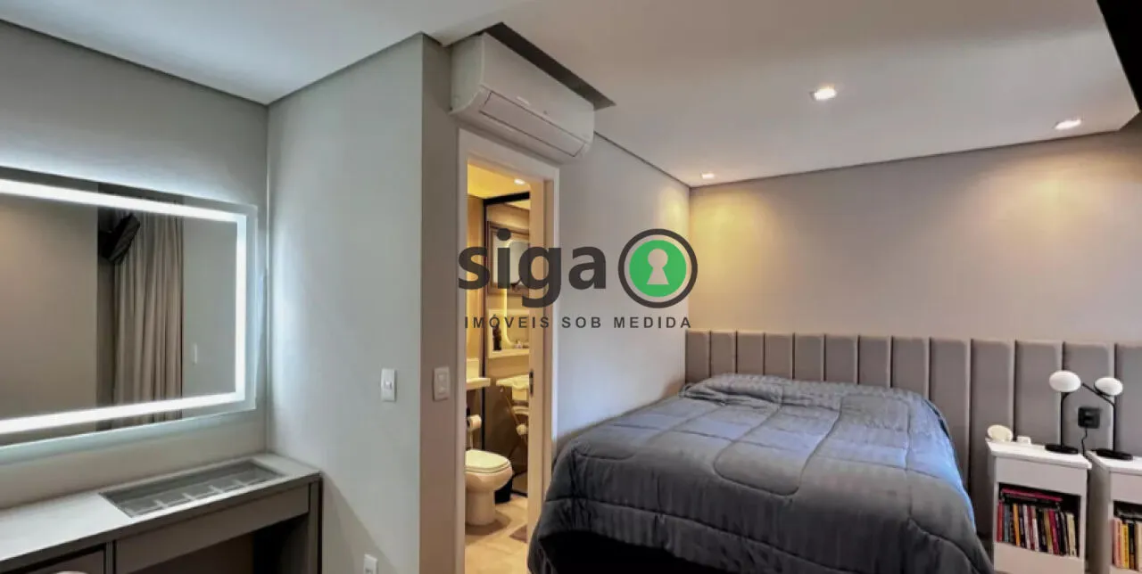 Imagem Apartamento de 141m2 à venda no Brooklin, com 03 suítes e 2 vagas