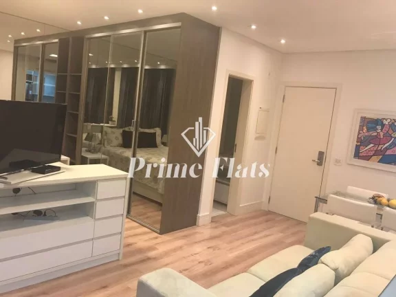 Imagem Flat disponível para venda no Condomínio Edifício Diogo Home Boutique na Vila Nova Conceição, com 48m², 1 dormitório e 1 vaga