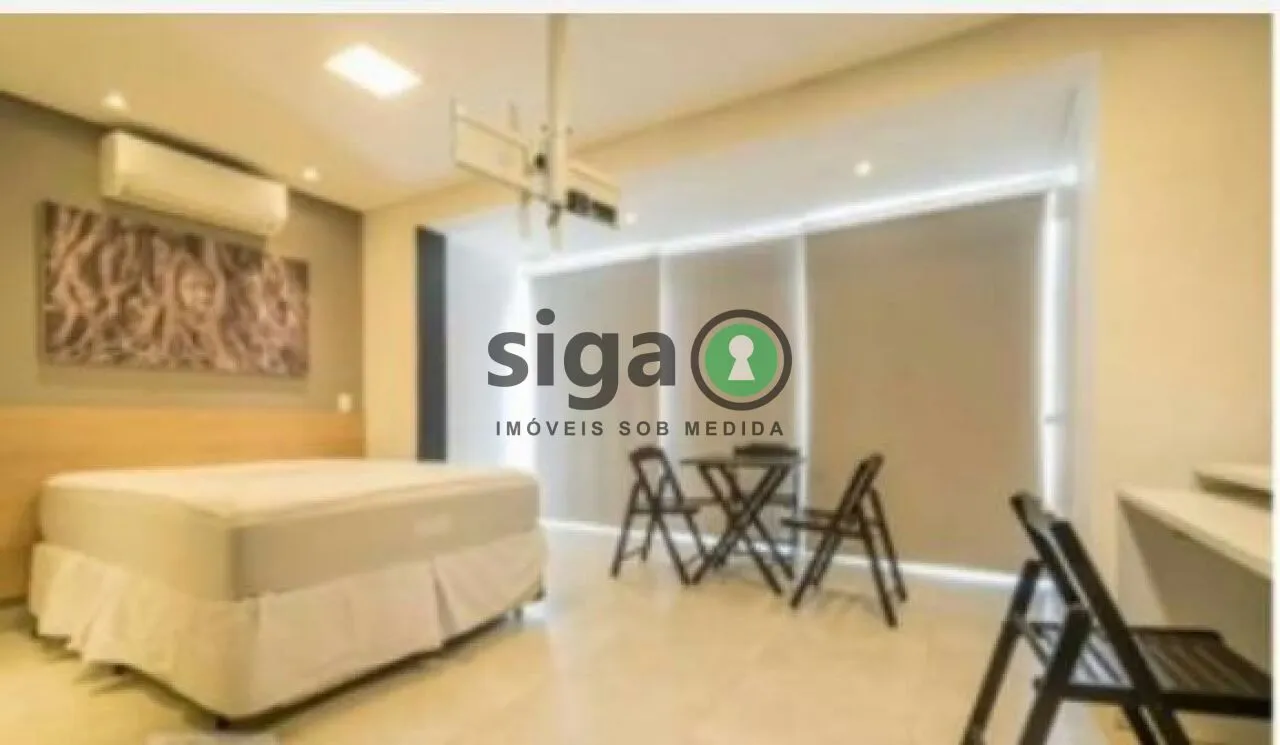 Imagem Excelente apto com 35m², 1 quarto ,1 banheiro e 1 vaga para Locação MOBILIADO, no Brooklin