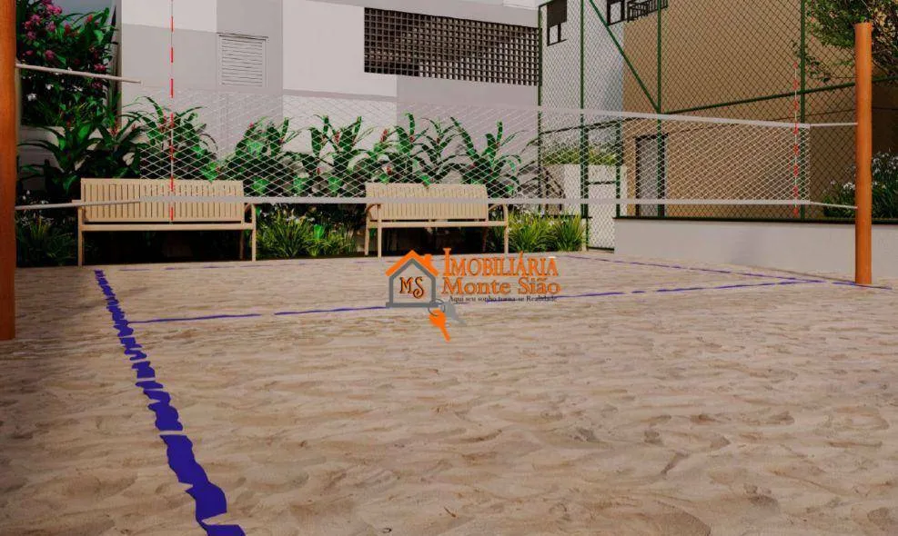 Imagem Apartamento com 1 dormitório à venda, 33 m² por R$ 318.856,50 - Picanco - Guarulhos/SP