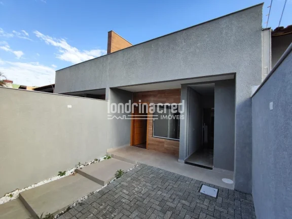 Imagem Casa Moderna no Jardim Chamonix com Suíte, Pé Direito Alto e Área Gourmet com Churrasqueira