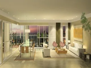 Imagem Apartamento de luxo à venda: 4 quartos, 4 suítes, 2 salas, 5 banheiros e 335m² na Vila Regente Feijó, São Paulo-SP - Condomínio Edifício Bauhaus Anália Franco.