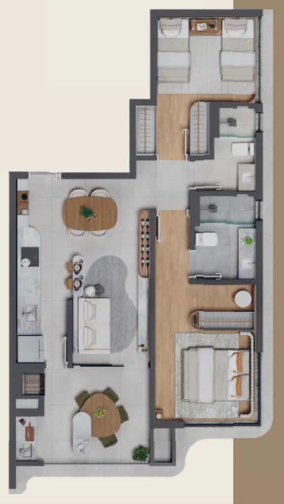 Imagem APARTAMENTO RESIDENCIAL em Curitiba - PR, Boa Vista