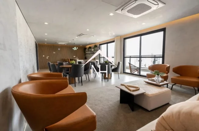 Imagem Studio na Vila Clementino de 38m c/ terraço gourmet,1 dormitório,piscina,salão de festas e jogos,coworking,solarium,fitness,brinquedoteca,pet place
