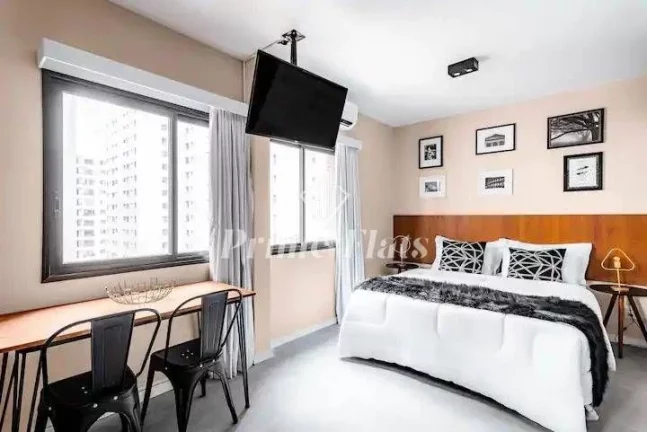 Imagem Flat disponível para venda no Hampton Park no bairro Jardins, com 29,80m², 1 dormitório e 1 vaga de garagem
