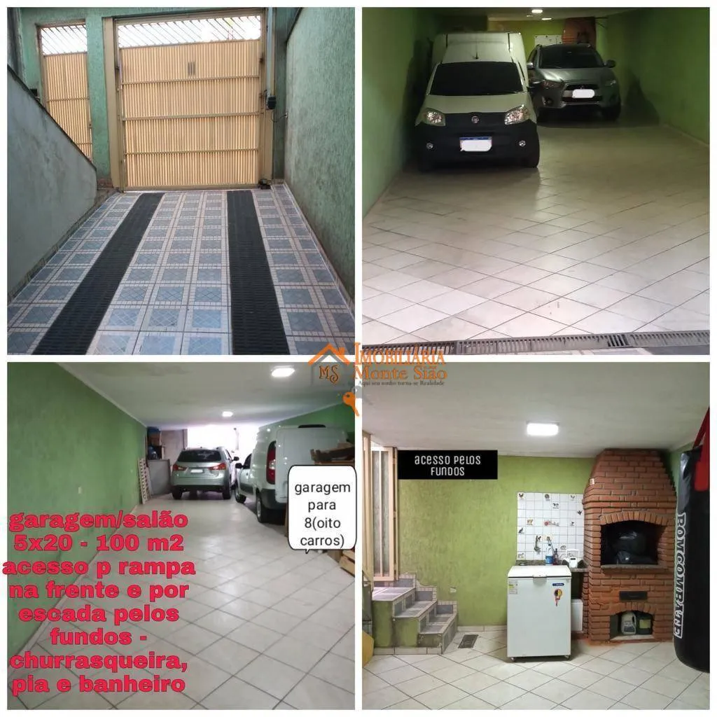 Imagem Sobrado com 4 dormitórios à venda, 247 m² por R$ 720.000,00 - Vila Paraíso - Guarulhos/SP