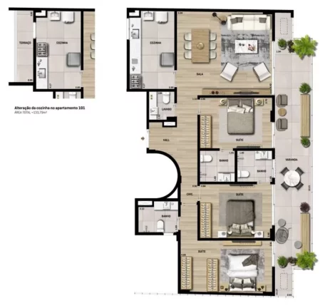 Imagem APARTAMENTO RESIDENCIAL em Rio de Janeiro - RJ, Botafogo