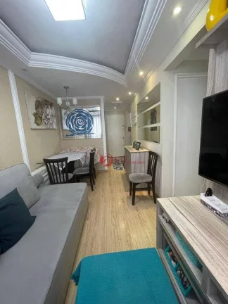 Imagem apartamento 2 dorms, sala cozinha banheiro plaground churrasqueira