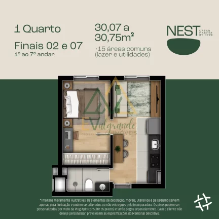 Imagem Apartamento à venda Bacacheri Curitiba PR