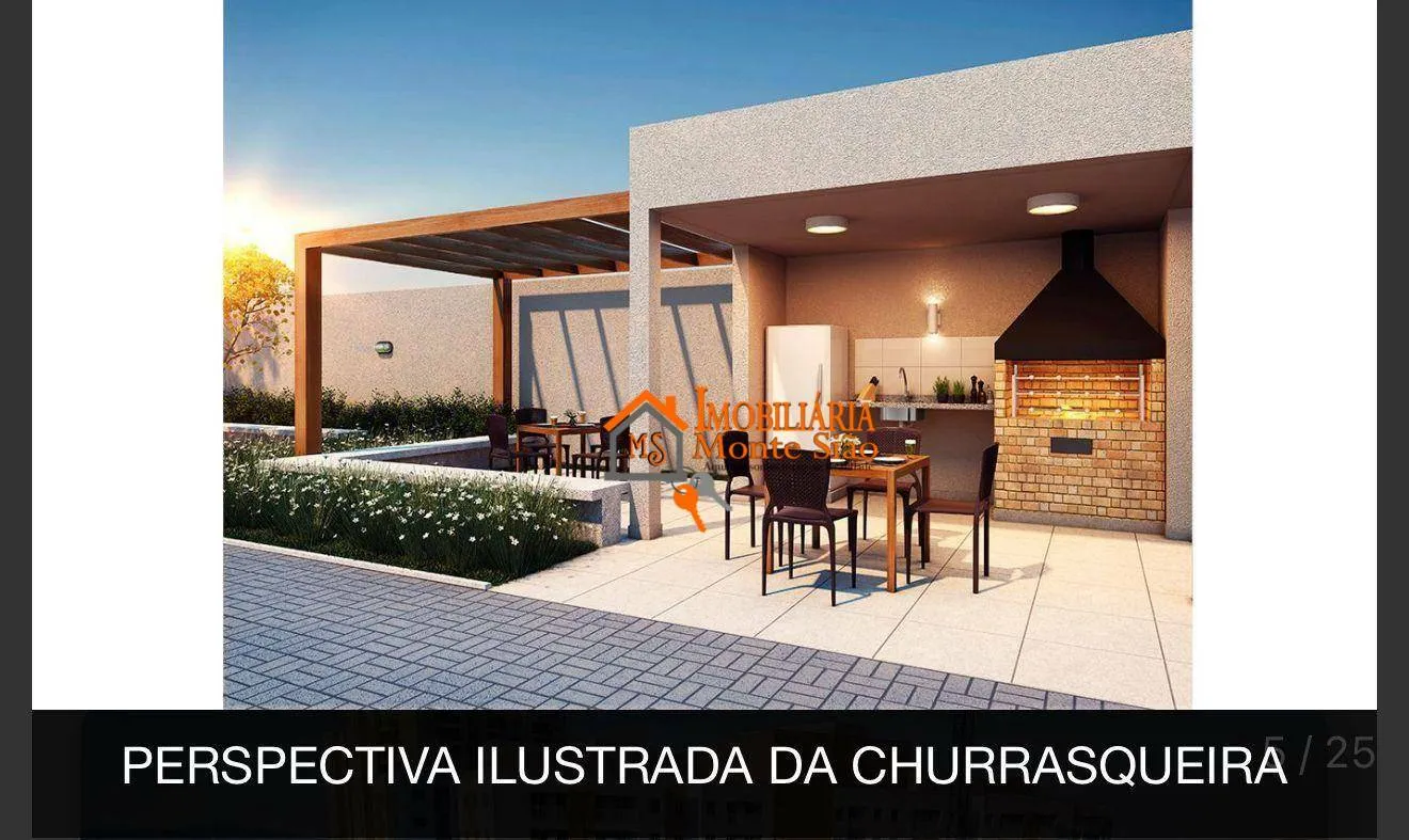 Imagem Apartamento com 2 dormitórios à venda, 44 m² por R$ 420.000,00 - Vila Antonieta - Guarulhos/SP