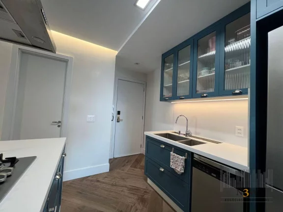 Imagem Apartamento para locação na Vila Madalena São Paulo SP com 3 suítes, 2 vagas de garagem e 122m².