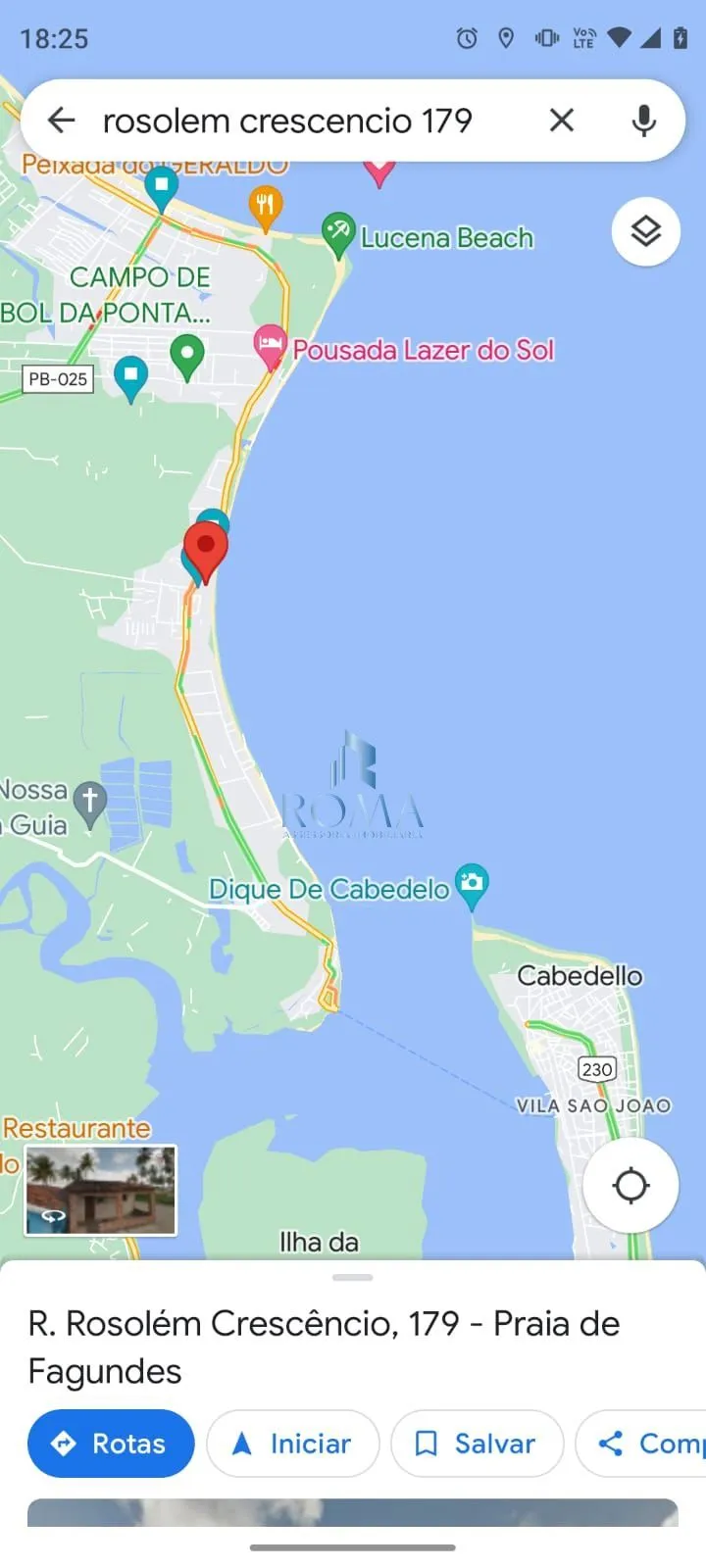 Imagem Área Pé na Areia em Lucena | 2.122m² com Documentação Regularizada