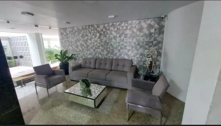 Imagem Apartamento amplo com 130 m² em Tambaú, 3 quartos, home office, varanda e localização estratégica na orla de João Pessoa..