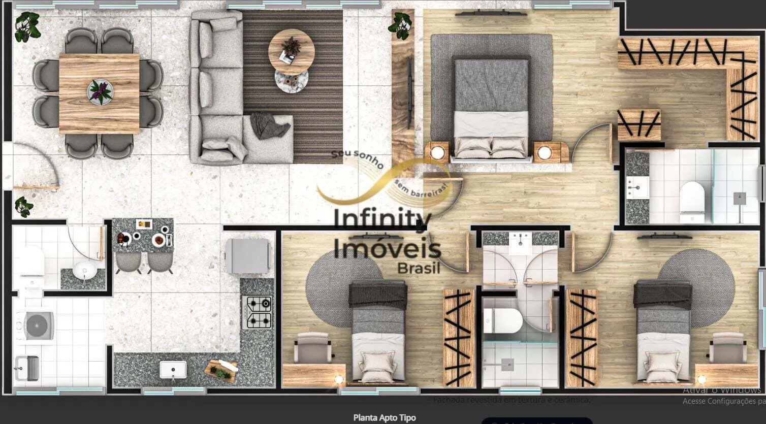Imagem Residencial Vilma Xavier - Apartamento à venda no bairro Padre Eustáquio - Belo Horizonte/MG