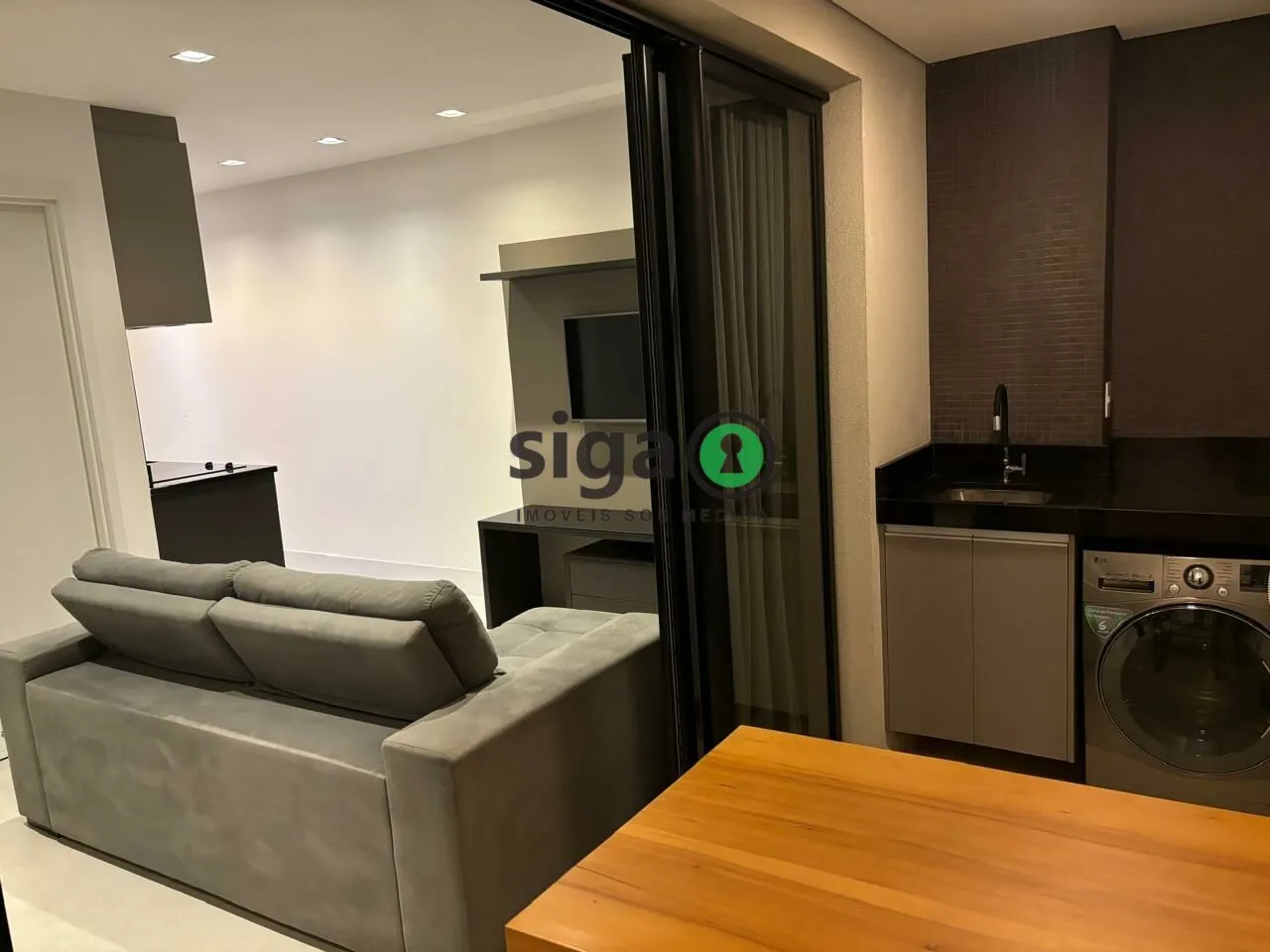Imagem Apartamento de 38 metros 1 dormitório 1 vaga para locação no Campo Belo