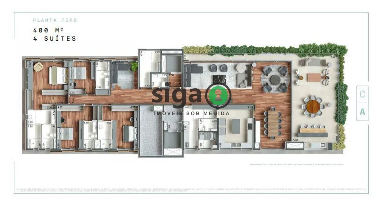 Imagem Apartamento para venda no Jardim Guedala 04 suítes, São Paulo - SP