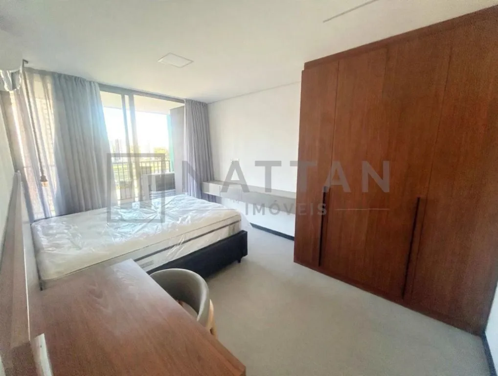 Imagem Apartamento mobiliado com varanda ampla, vista para área verde e cozinha integrada planejada