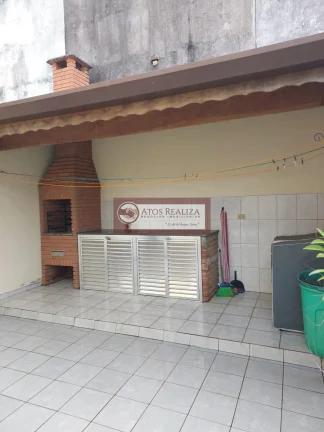 Imagem EXCLUSIVO: lindo sobrado a venda na Cidade Dutra/Satélite. Vendo lindo Sobrado de 133m² no Jardim satélite região da cidade Dutra, São 3 Dormitórios, sendo 1 Suíte, 2 salas, cozinha com planejados, Varanda, lavanderia e churrasqueira, 2 vagas de garagem c