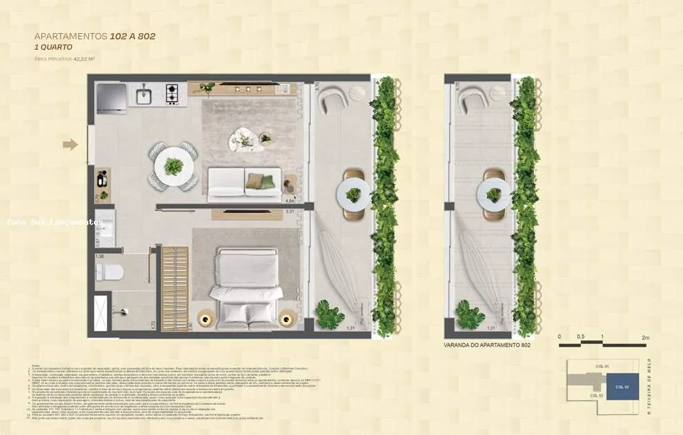 Imagem Mare Ipanema | Apartamentos de 42 a 69 m² na Rua Teixeira de Melo, Ipanema  Plantas, Preços e Localização
