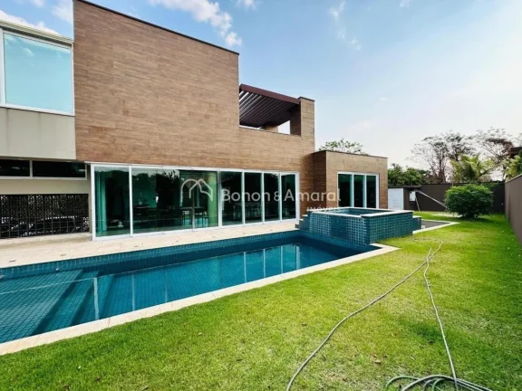 Imagem Casa de alto padrão disponível para venda e locação no condomínio Mont Blanc, em Campinas. Com ...