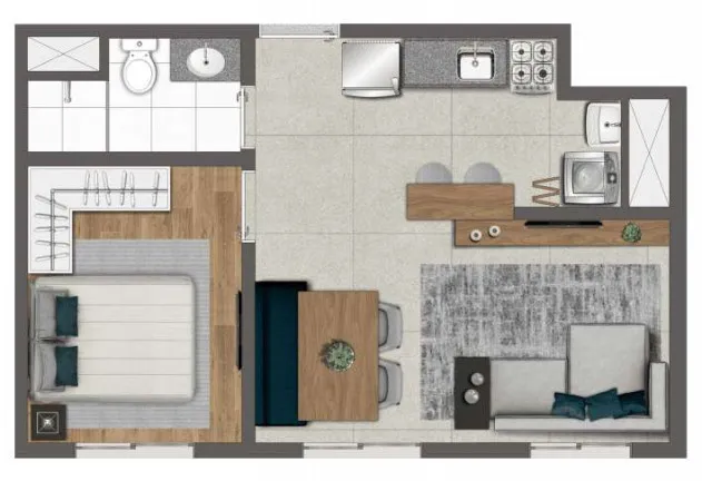 Imagem Apartamento com 2 Quartos à Venda, 44 m² em Butantã - São Paulo